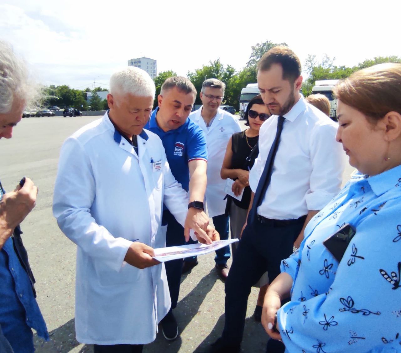 ГБУЗ РБ ГКБ Демского района г. Уфы с рабочим визитом посетили министр  здравоохранения Республики Башкортостан Рахматуллин Айрат Разифович