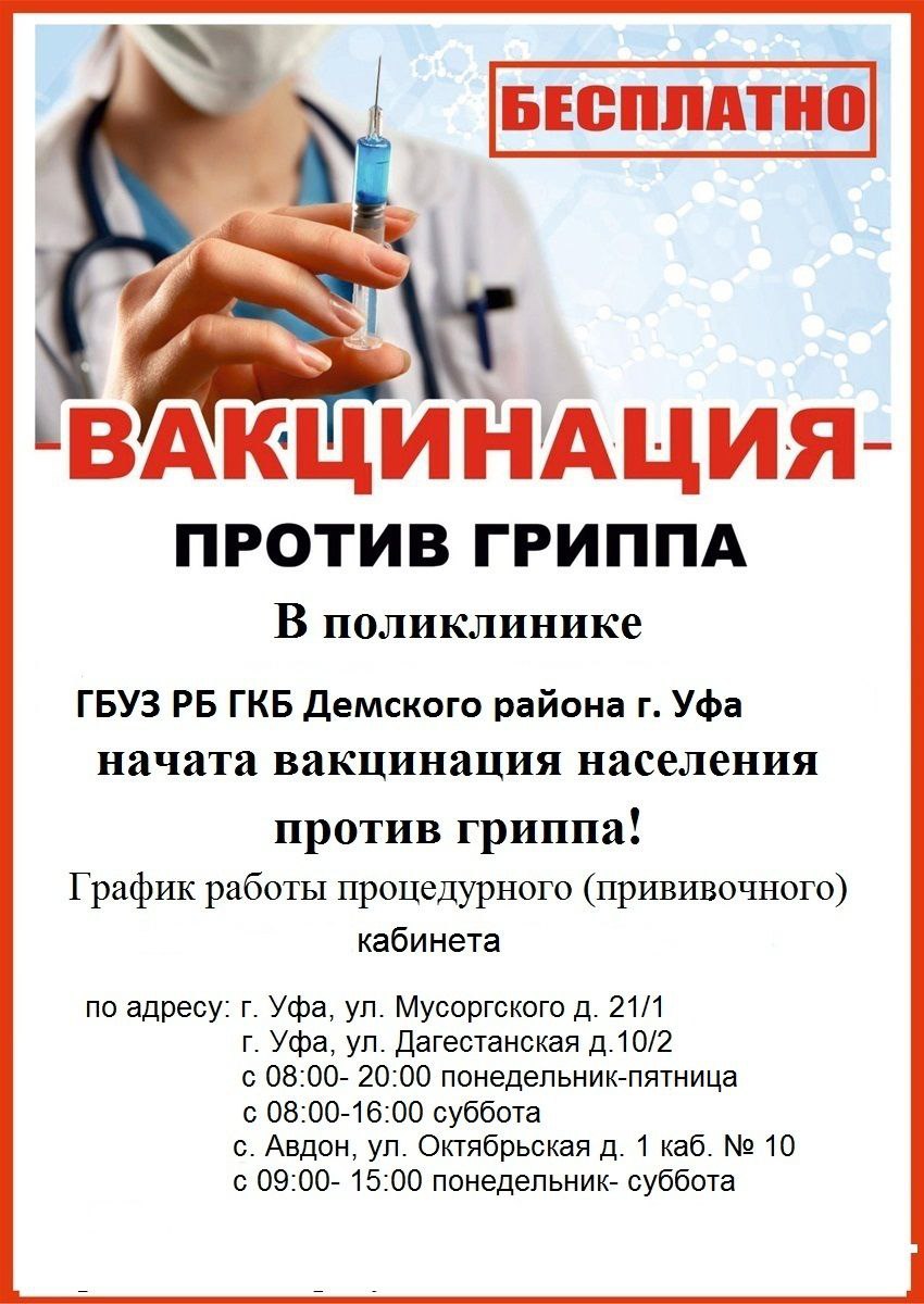 Вакцинация против гриппа